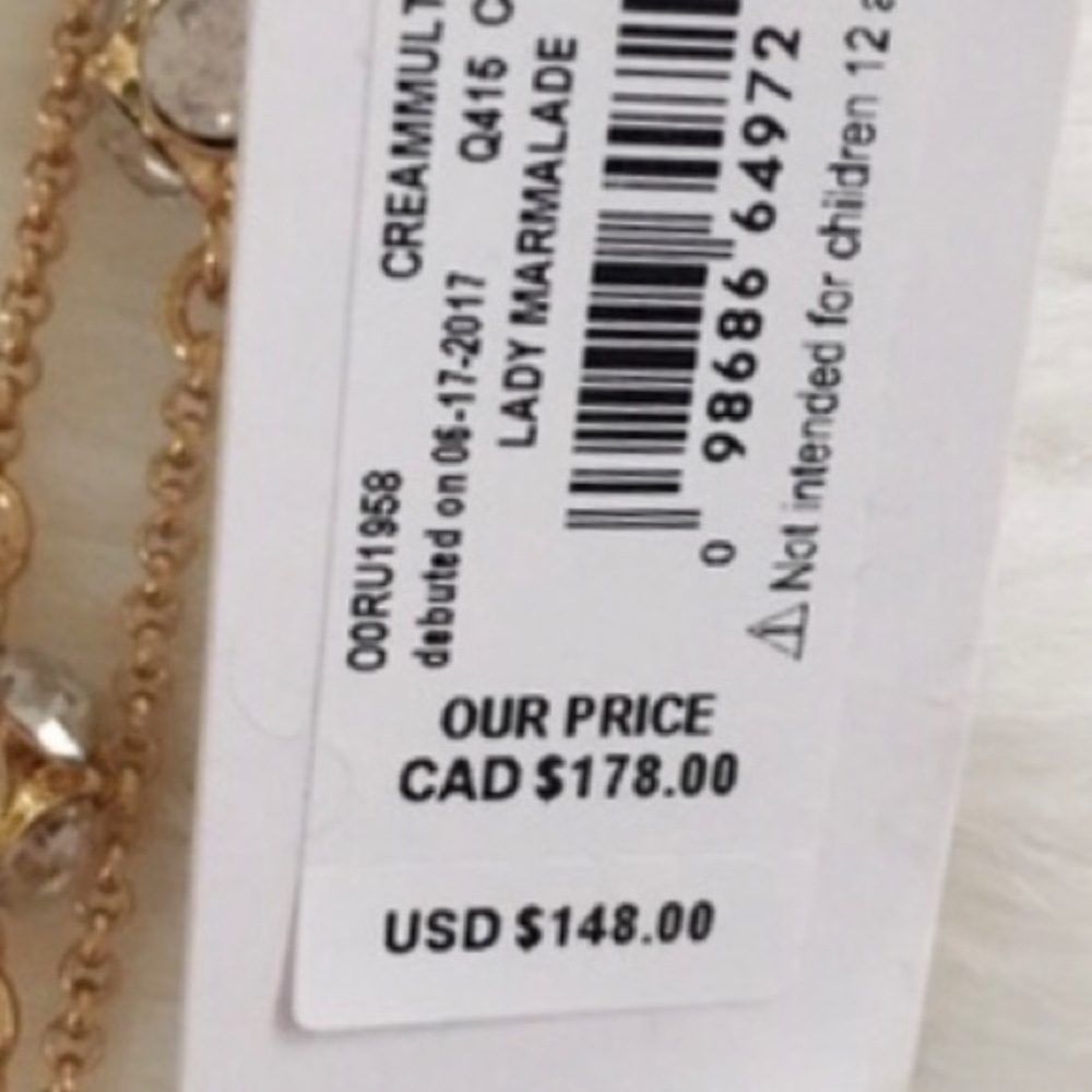 Kate Spade Double strand crystal & pearl necklace - Picture 6 of 6